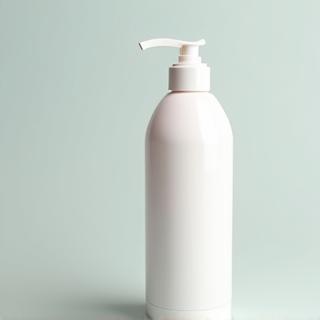 Modern lotion bottle featuring a pump dispenser, emphasizing the practical design
